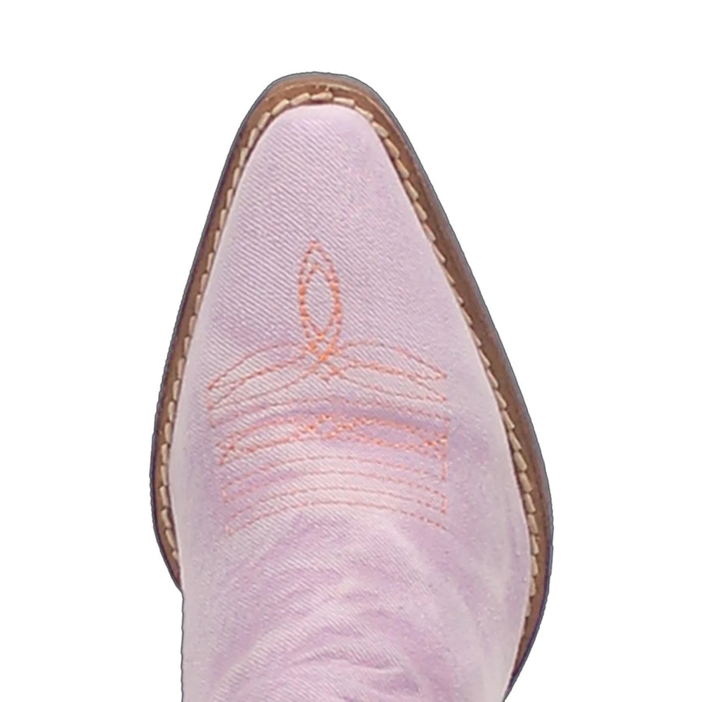 Dingo Lavender and Orange Cowgirl Cowboy Boots Ya'll Need Dolly Size 7.5 - Picture 8 of 11